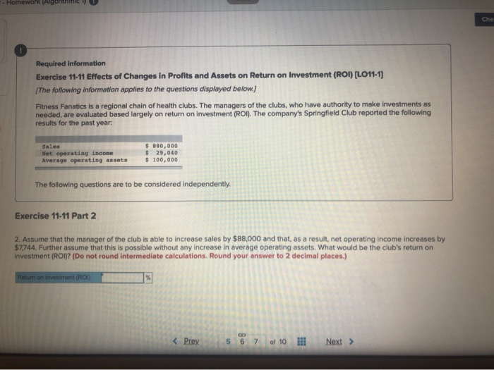 year appear below. Net operating income Average operating assets $18.900.000 $ 5,300.000