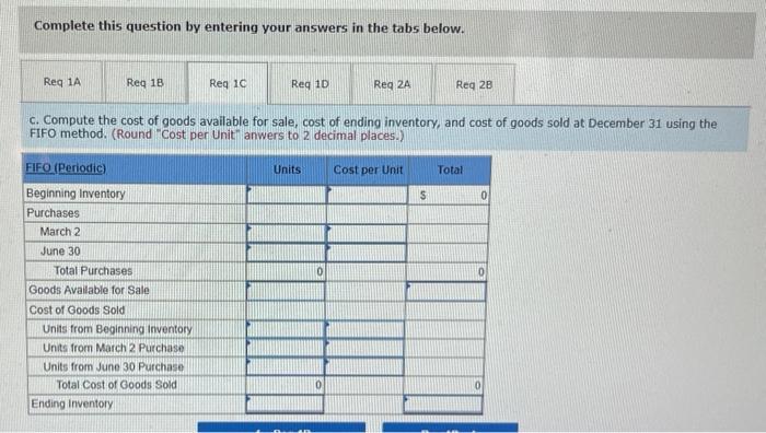 24 Transactions Beginning inventory, January 1 Transactions during the yeart a. Purchase