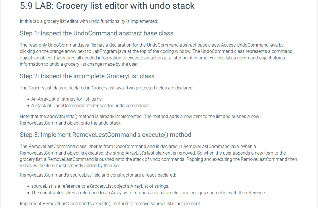 LabProgram.java import java.io.PrintWriter; import java.util.Scanner; import java.util.ArrayList; import java.util.Arrays; public class