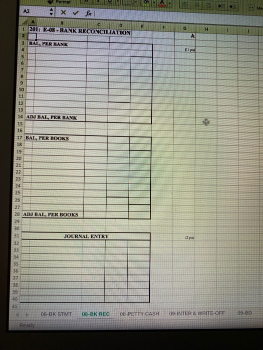 fx | BCDEFG 201: E-08 - BANK STATEMENT ML. Received the Bank