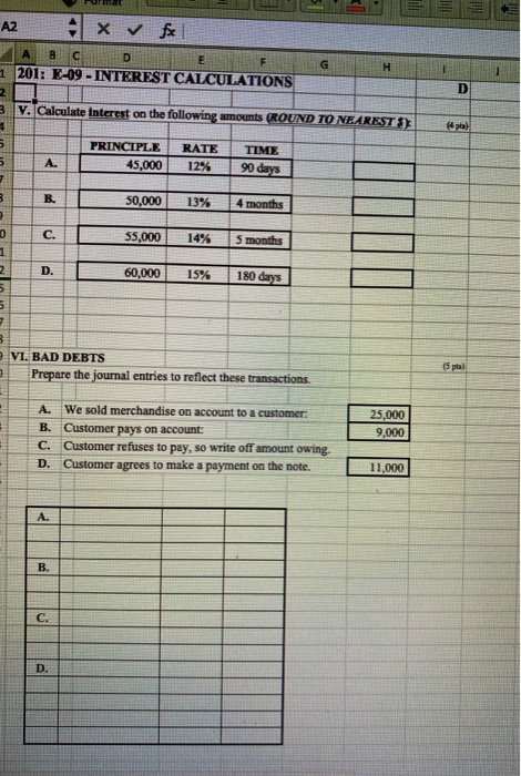 bank but was not recorded on the books. LOC is interest the