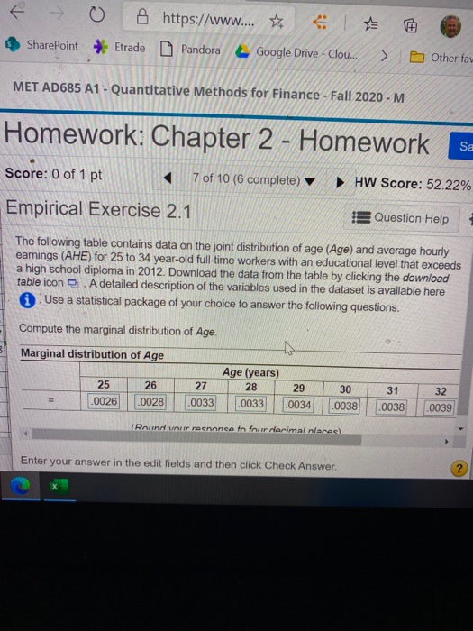  A https://www.... SharePoint Etrade Pandora Google Drive - Clou... > Other