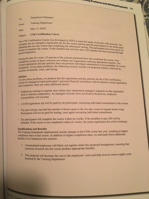 memorandum proposing a solution and implementation plan for the CSULA parking situation.