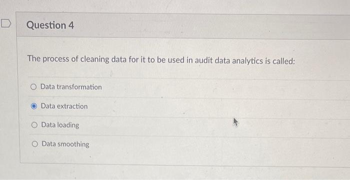 The process of cleaning data for it to be used in