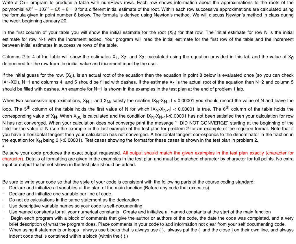please use C++ to write the code thank you for your help