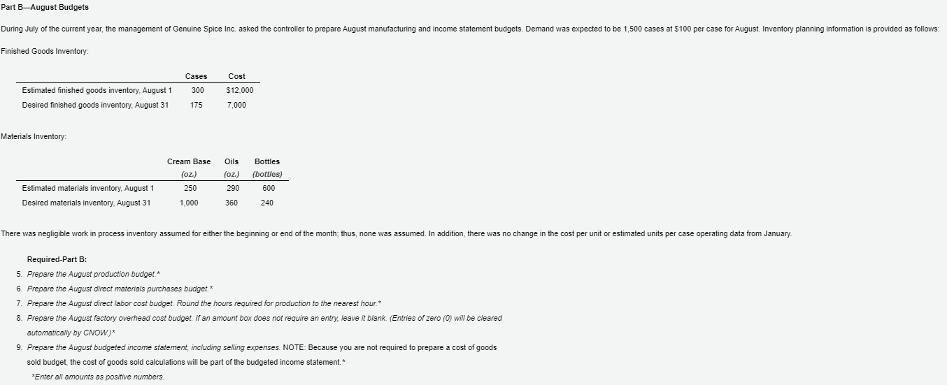 Budget Factory Overhead Cost Budget Budgeted Income Statement Variance Analysis (Part C)