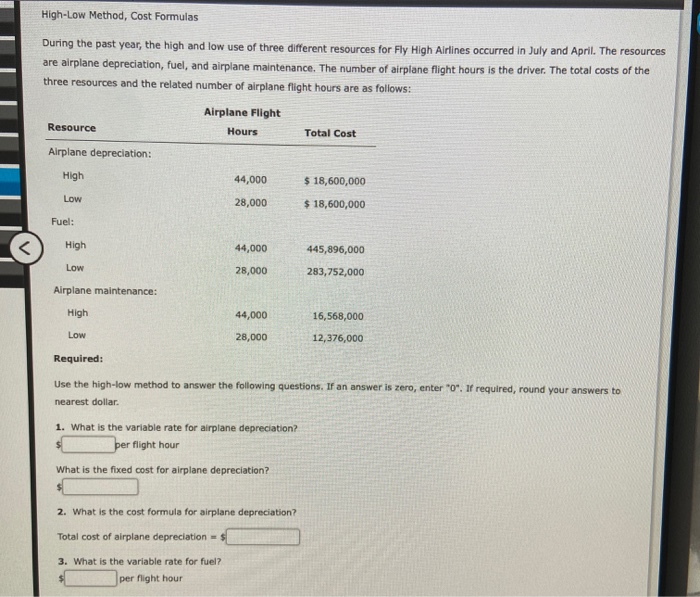 maintenance High 44,000 16.568.000 20.000 12,376,000 Required Use the glow method to