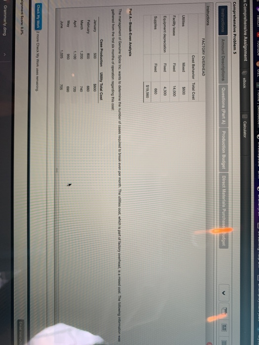 Cost per Case Mixing Variable 20 min. $18.00 S6.00 Filling Variable 5