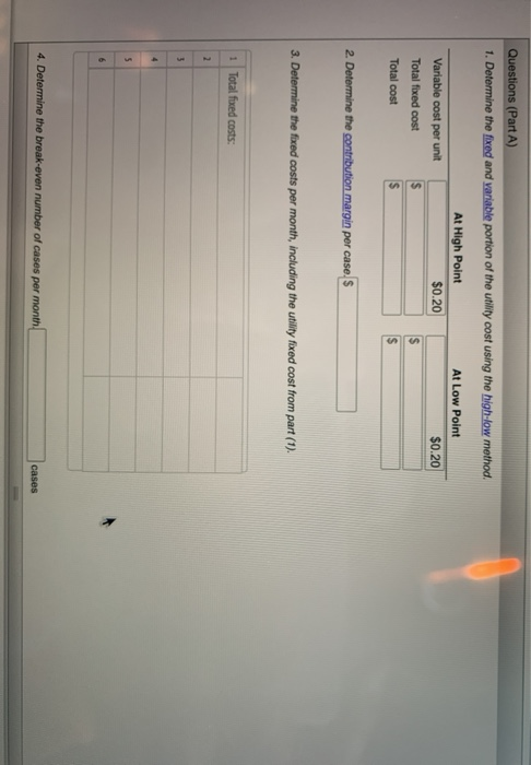 The utilities cost, which is part of factory overhead, is a mixed