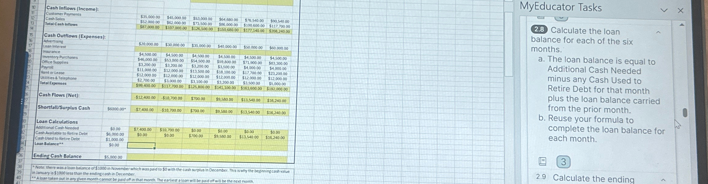  Can i please get the formula to complete 2.8 soon as