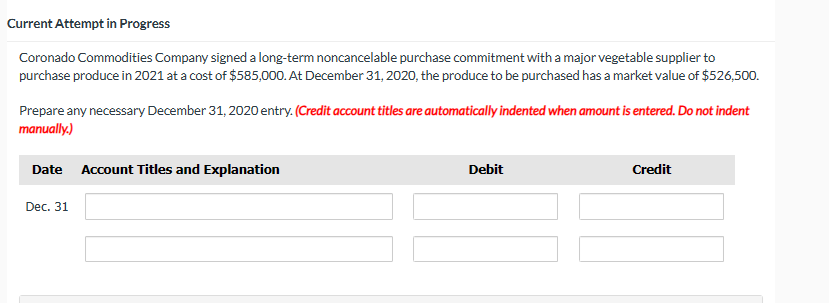  Current Attempt in Progress Coronado Commodities Company signed a long-term noncancelable