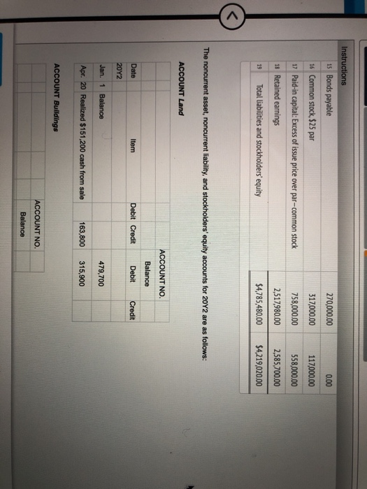 of Cash Flows Instructions The comparative balance sheet of Whitman Co. at