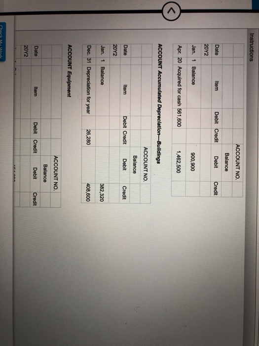 December 31, 20Y2 and 20Y1, is as follows: Dec 31, 2012 Dec