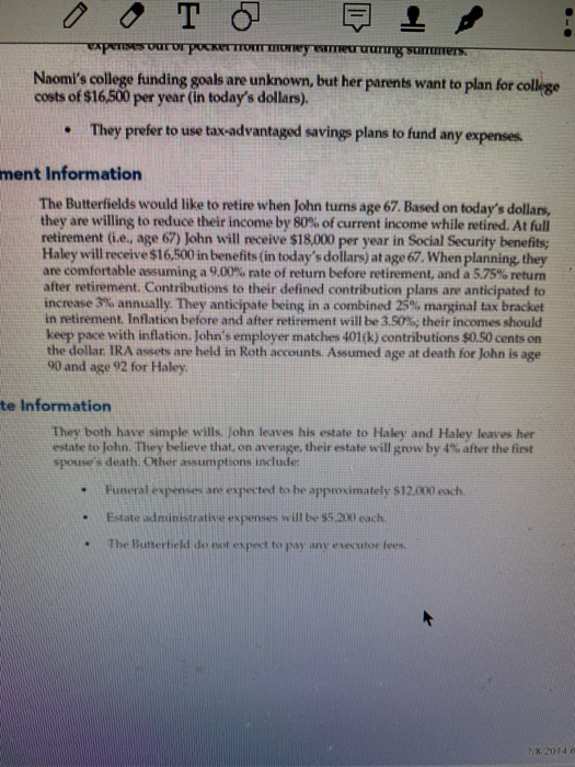help in addressing several insurance planning questions and concerns. Use the following
