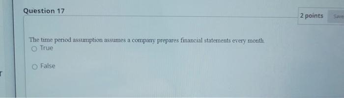 Question 4 of 50 Question 5 2 points Save An If two