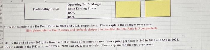 ecb125bb-c0cb-48c 33 1. Complete Income Statement of 2020 & 2021 (Plase note