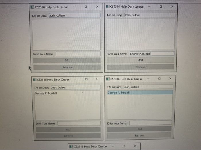 to use at our pod during office hours. CS2316 - HOMEWORK 03: