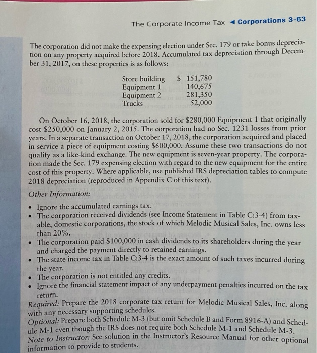 calendar year and accrual basis for both book and tax purposes. le