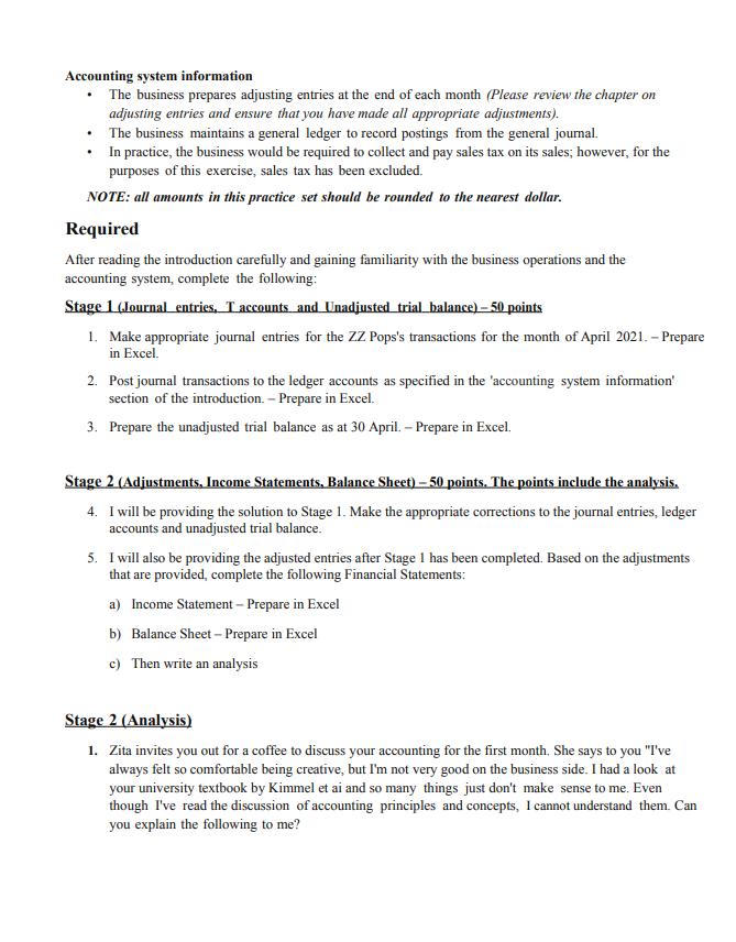 an opportunity to 'do' the accounting tasks that learn in ACCY 301