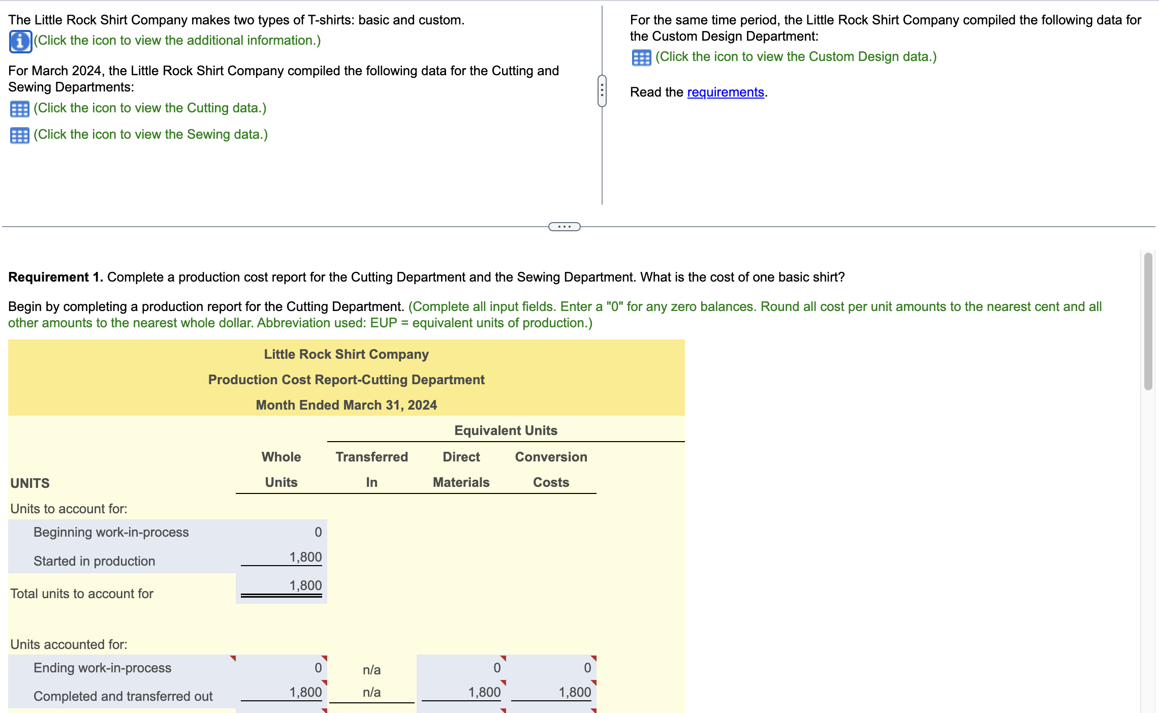 PLEASE do this one correctly!! And make it neat, with the tables