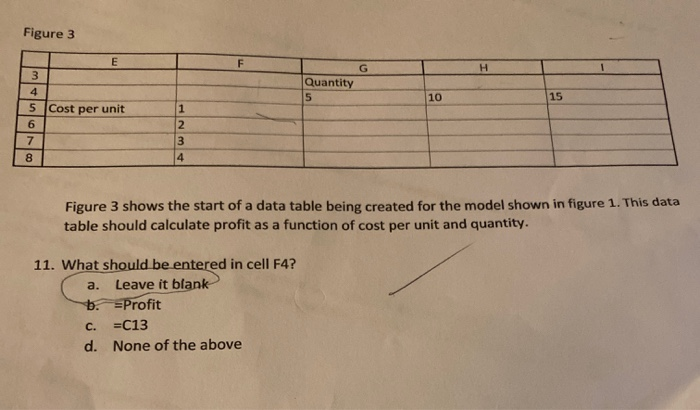 Cost per unit 25 3 Quantity 5 Cost =C5*C7 8 9 10