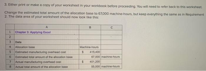 that appears earlier in the chapter. 2. Change all of the numbers