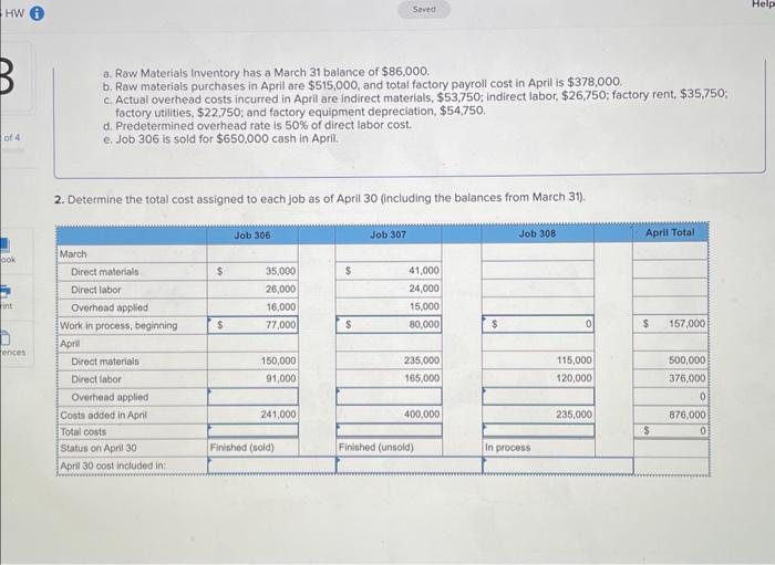 information applies to the questions displayed below] Marco Company shows the following