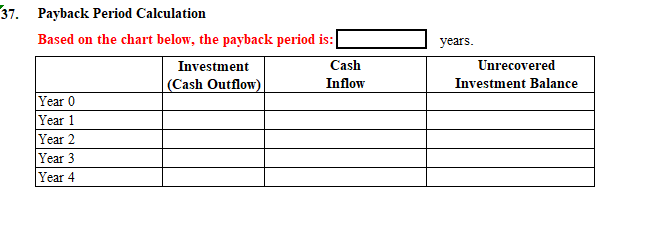 Payback Period Calculation. Heston Farming Company would like to purchase a harvesting