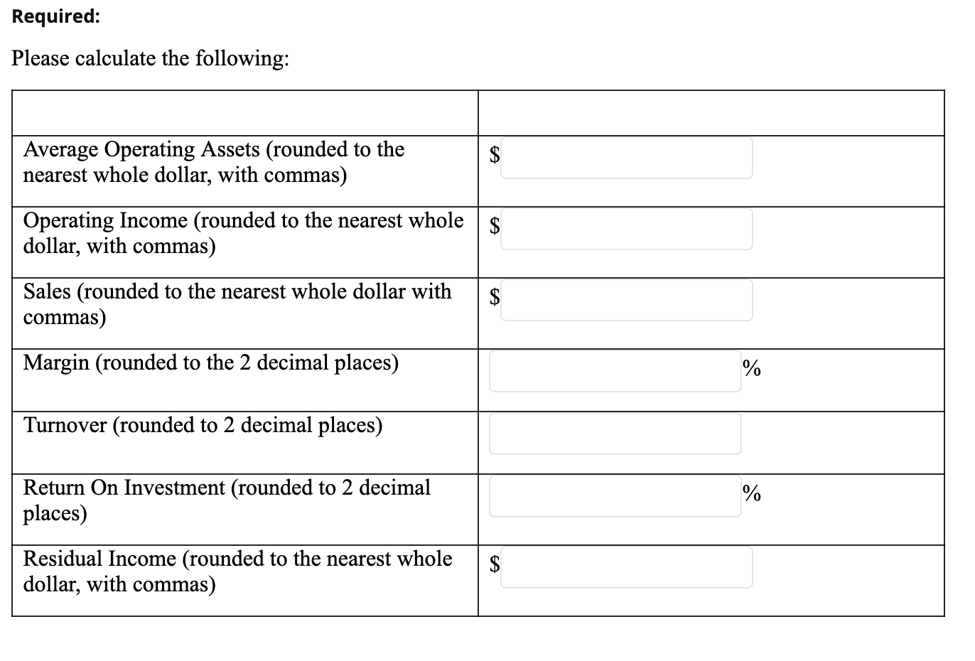 $ 31,164 Accounts receivable 126,000 215,000 Inventory 255,000 266,000 Plant and equipment
