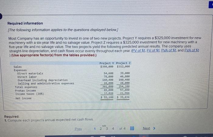 I need a full and clear answer plz Required information [The following