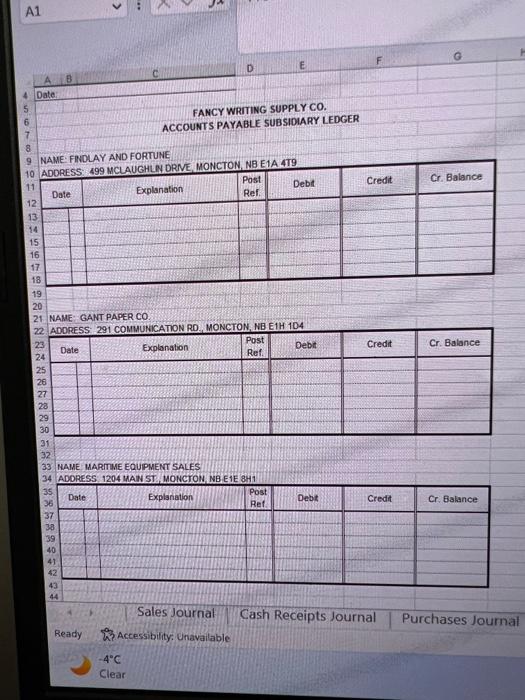 \$5,624.65 Total of Schedule of Accounts Payable \$19,325.80 May 1 Liz Ames
