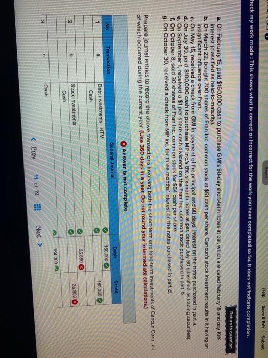 help Savit Help Save & Exit Subm Theck my work mode :