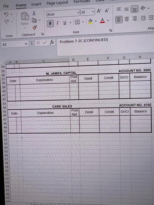 1201,$1,800. 2 Purchased merchandise from X-Card Company on account, $3,500. Invoice Na,810,