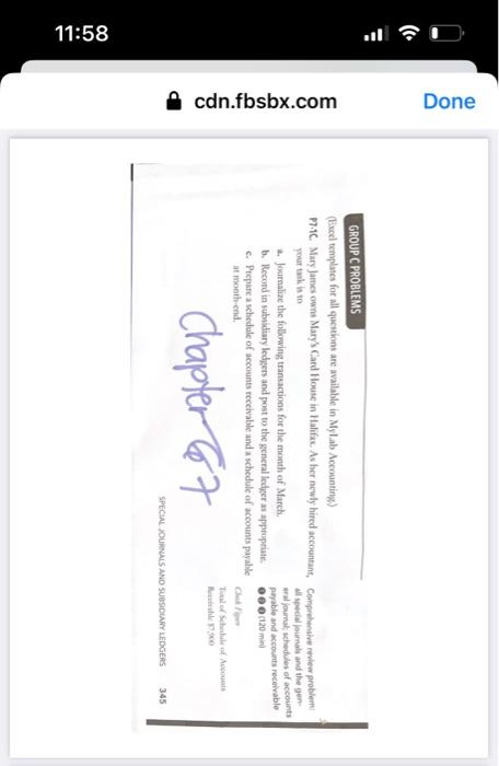 was $1,500. 6 Sold merchandise to Paton Lee on account, $900. Invoice