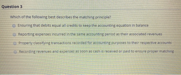I need help on this one Thank you Question 3 Which