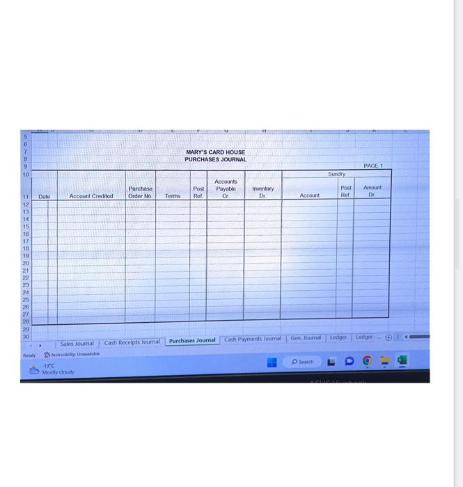 Able Cleaning Service \$425. Cheque No. 1202. 11 Paton Lee returned merchandise