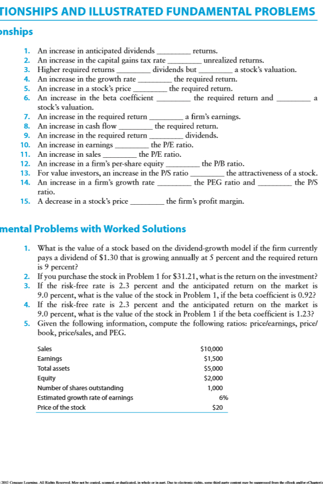 I basically konw the answer but I also need explanations on why