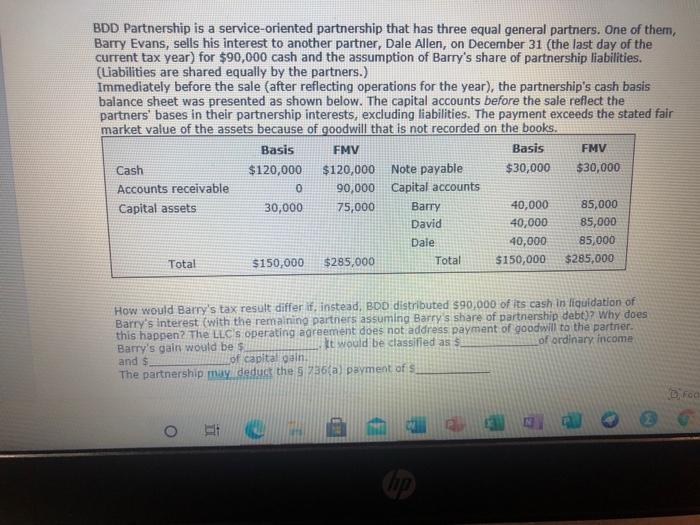  BDD Partnership is a service-oriented partnership that has three equal general