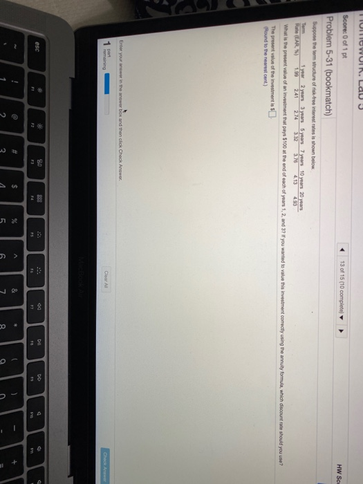 discount rate questions DO NOT ROUND. Provide the full answer. Score: 0