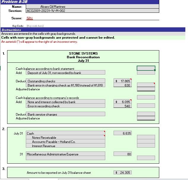  Problem 833 Score: Key Code: [Key code here] hrstractions Answers are