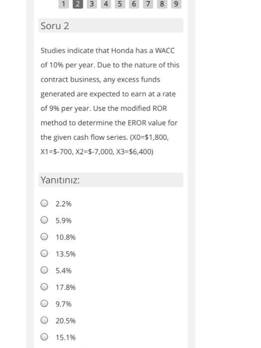  1 2 3 4 5 6 7 8 9 Soru 2