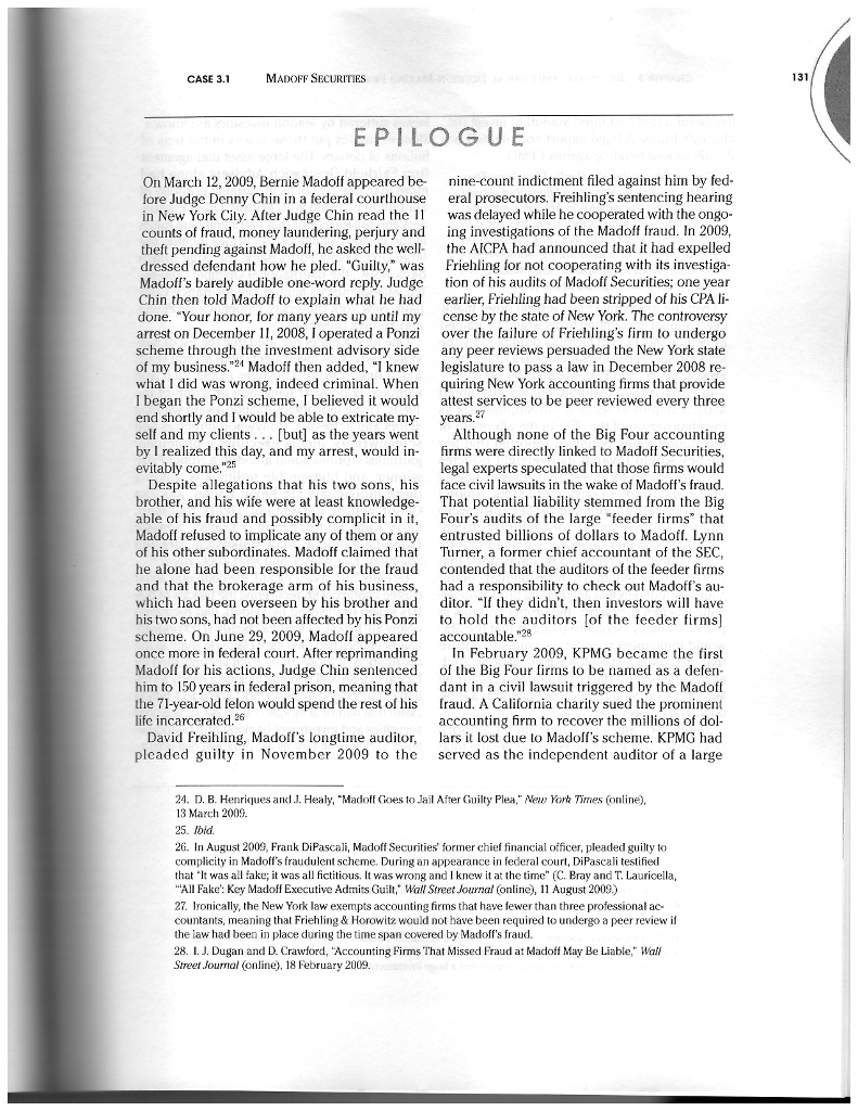 have applied to this investment. 4) Predict the way in which a