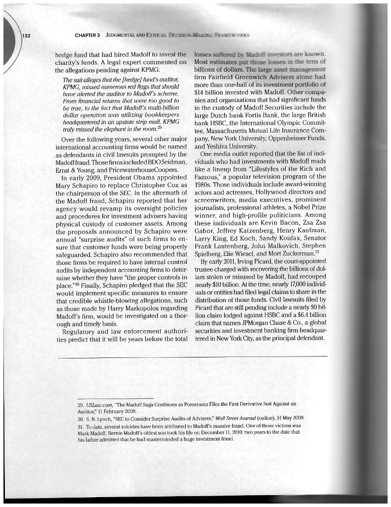 peer review of Friehling and Horowitz would have uncovered the scheme related