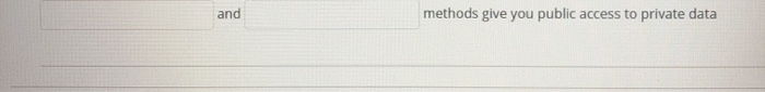and methods give you public access to private data