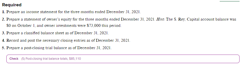 The assignment I need completed is just Parts 4 & 5