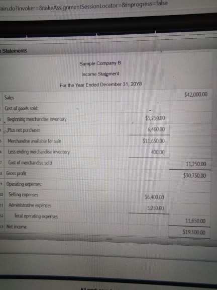 $42.000.00 $5,250,00 2 Cost of goods sold: Beginning finished goods inventory -
