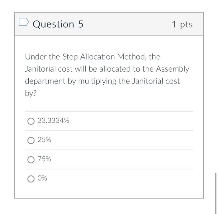 lists accessible from within the four boxed areas to select the correct