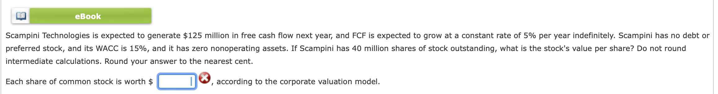  Scampini Technologies is expected to generate $125 million in free cash