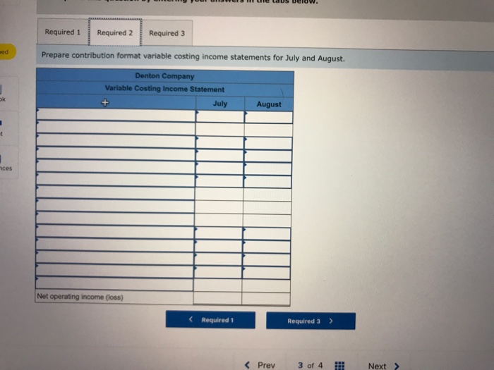 single product. Cost data for the product are given: Variable costs per