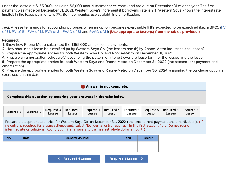 price is $424,925. The expected residual value of $22,000 at December 31,